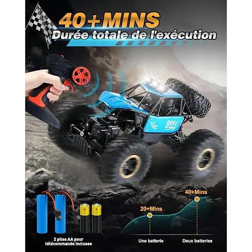 Автомобіль Aucaer з дистанційним керуванням 4x4 All Terrain - висока швидкість 20 км/год з незалежною підвіскою - фото 4