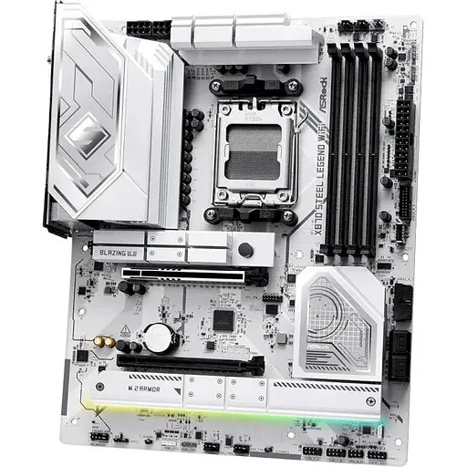 Материнская плата ASRock AM5 X870 Steel Legend WIFI, X870, 4xDDR5, Int. 5.4, 9xUSB3.2/8xUSB2.0, HDMI/2xType-C 4.0, ATX - фото 5
