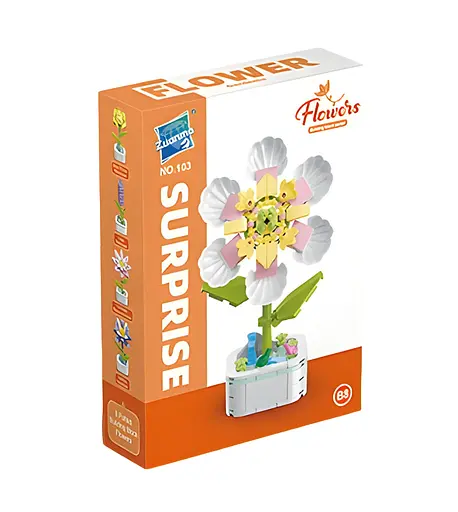 3D конструктор Flowers Гардения на 127 деталей (25-113) - фото 2