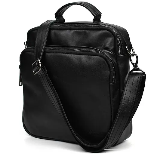 Чоловіча шкіряна сумка через плече TARWA 24х26х9 см sum0025334 - фото 2