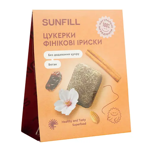 Конфеты Sunfill Финиковые ириски 73 г                                                                                    - фото 2