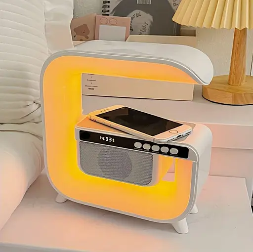 Аккумуляторный ночник G-Smart G3 mini RGB с Bluetooth колонкой и зарядкой для телефона - фото 8