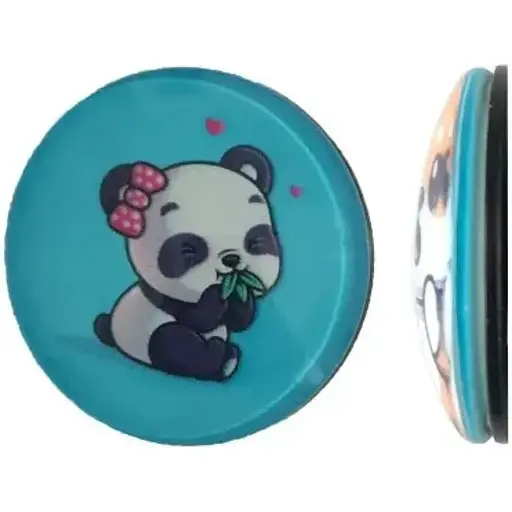 Тримач Поп Сокет New Glass (Скло) Baby Panda №30 - фото 1