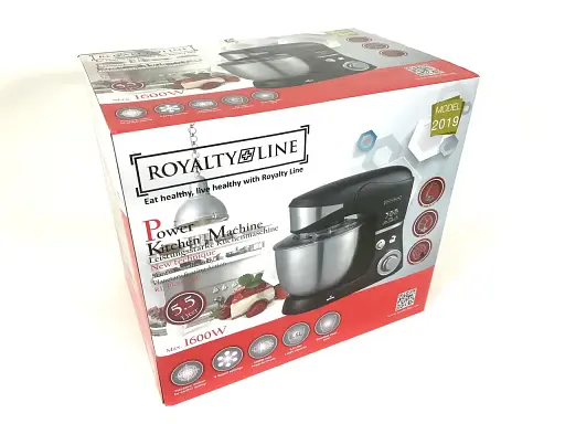 Тестомес-миксер планетарный на 6 л 1600Вт. Royalty Line RL - РКМ-1600Вт Black - фото 6