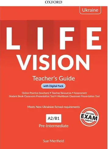 Life Vision Pre-Intermediate A2-B1 Teacher's Guide with Digital Pack (Edition for Ukraine)