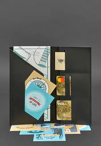 Кожаный тревел-кейс 3.1 черный Crazy Horse - фото 3