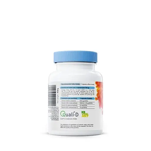 Вітамінний комплекс Osavi ADEK Vitamins, 60 капсул жиророзчинних вітамінів - фото 3