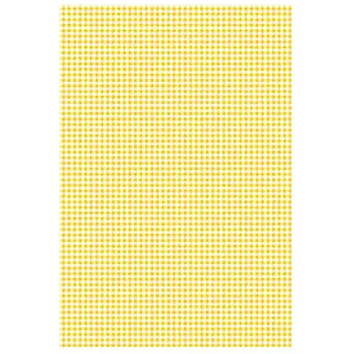 Папір з малюнком "Клітинка" двосторонній Жовтий 21х31см 200г/м2 Heyda