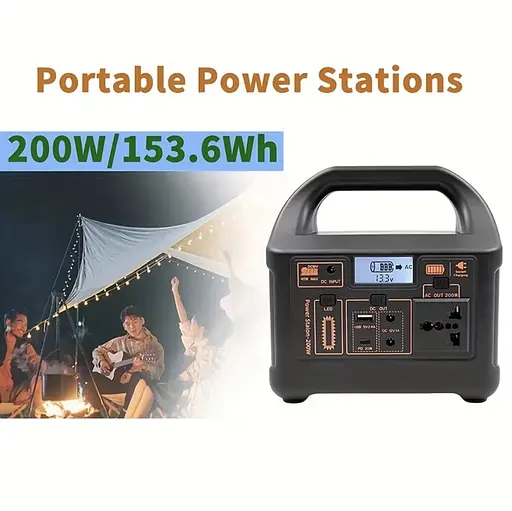 Портативная электростанция 200 Вт - аккумулятор LiFePO4, с функцией ИБП, розеткой 220 В, быстрой зарядкой PD - фото 23