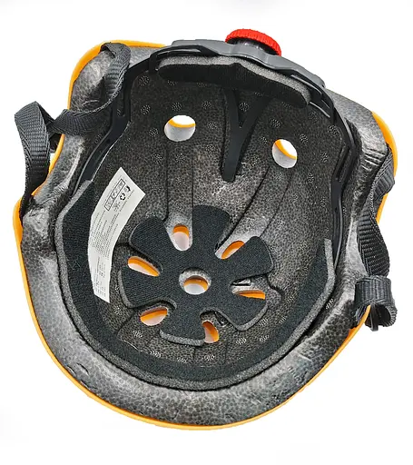 Комплект детского шлема и защиты Yongkang GB24429-2009 S (5–9 лет) оранжевый динозавр (G0001138) - фото 6