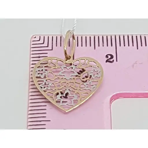 Золотая подвеска Favoritum Сердце. 310168 - фото 3