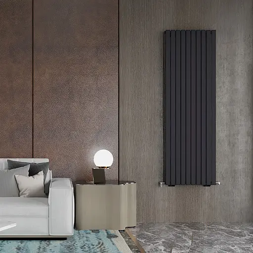 Радіатор дизайнерський Ideale Jolanda 12 6/1800/354 чорний, Чорний - фото 4