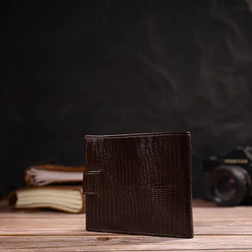 Мужской кожаный кошелек Canpellini 11.5х9.7х2 см acs0025699 - фото 8