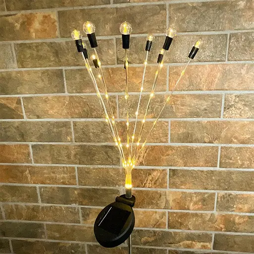 Cвітильник газонний комплект Avatar на сонячній батареї 42LED 6 ліній 2 шт - фото 5