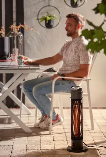 Инфракрасный обогреватель Neo Tools колонный, 1000 Вт, 3 м2, 20х20х62 см, IP44 - фото 4
