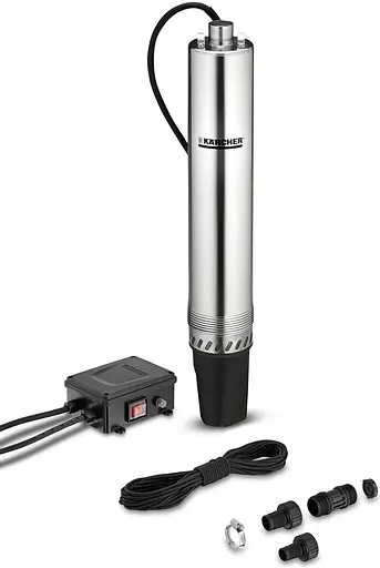 Karcher Насос свердловинний ВР 4 Deep Well 700 Вт 4600 л/г 43 м 4.3 бар 12 м 150 мм 35 °C G1 7.14 кг - фото 1