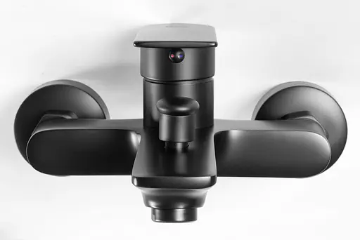 Смеситель для ванны Rea Mayson black черный настенный REA-B9634 Черный - фото 9