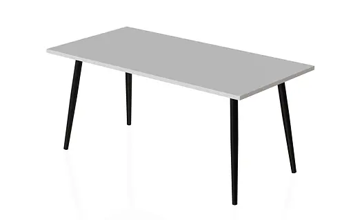 Стіл журнальний Монтана Ferrum-decor 45x100x50 Чорний метал ДСП Білий 16 мм (FRD-106717) - фото 4