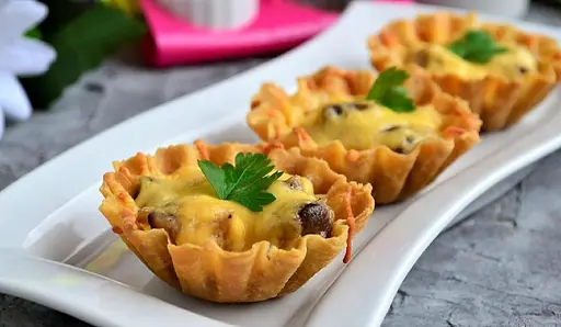 Формы для выпечки корзинок кексов и тарталеток "Абрикосовые пирожные" Ø верх 9, низ 5.5, высота 3 см (набор из 30 штук) 88200 - фото 8