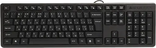 Клавиатура A4Tech KKS-3 Black - фото 1