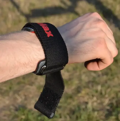 Лямки для тяги MadMax MFA-332 PWR Straps+ Black/Grey/Red (MFA-332-U) - фото 2