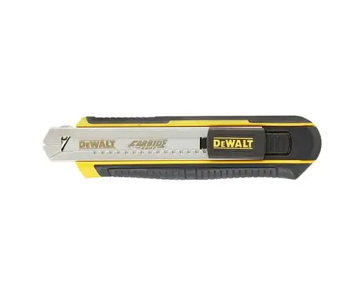 Нож DeWalt с выдвижным сегментным лезвием 18 мм (DWHT0-10249) - фото 1