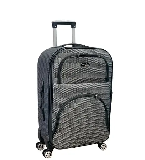 Чемодан Тканевый (Impertex) Средний (М) Водонепроницаемый На 4 Двойных Колесах 70л Расширением TK002-М