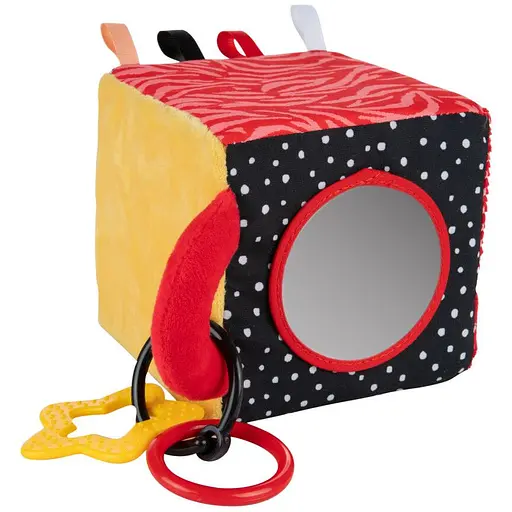 Мягкий контрастный сенсорный кубик Canpol babies BabiesBoo (68/098) - фото 2