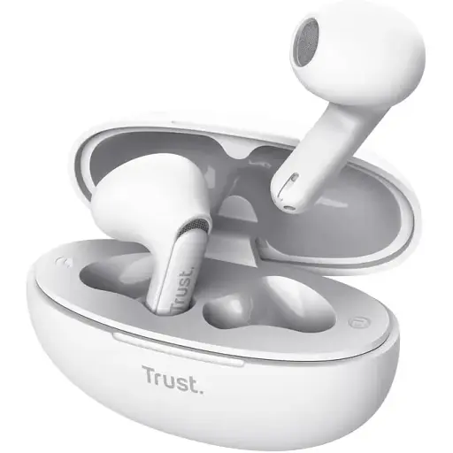 Наушники Trust TWS Yavi Earphones BT 5.3 ENC SBC Mic белые - фото 6