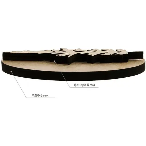 Штамп для вибійки Rosa Talent №5 Ботаніка 2.5x10см - фото 2