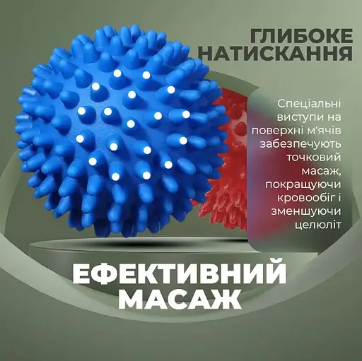 Набір масажних м'ячів PowerPlay PP-4341 Massage Ball 2 шт (PP_4341) - фото 6
