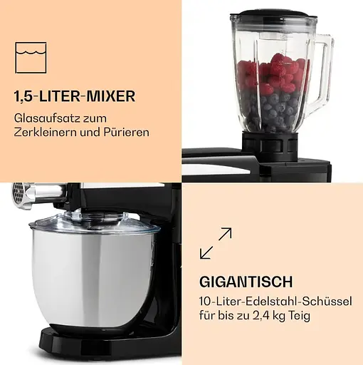 Кухонний комбайн Klarstein Renata 3-в-1 10 л (10040500) - фото 5