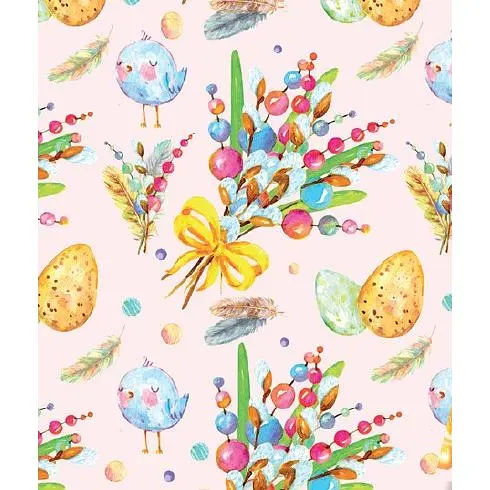 Серветки паперові Silken пасхальні Пасхальний букет мікс 33 x 33 см 12 шт. - фото 1