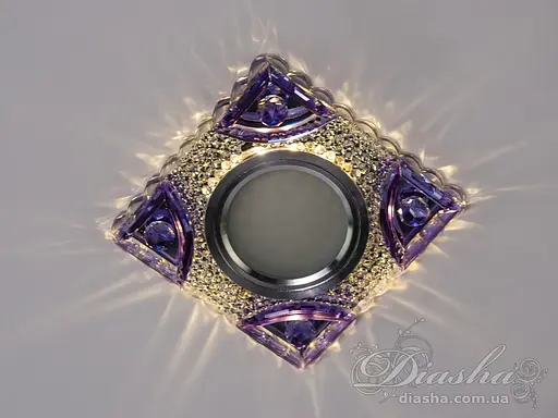 Чудовий, точковий світильник з вбудованим світлодіодним підсвічуванн. - фото 3