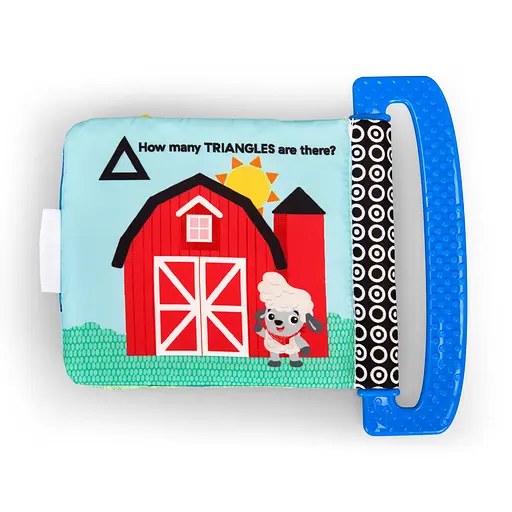 Игрушка-книга мягкая развивающая Baby Einstein Shapes at the Farm - фото 8