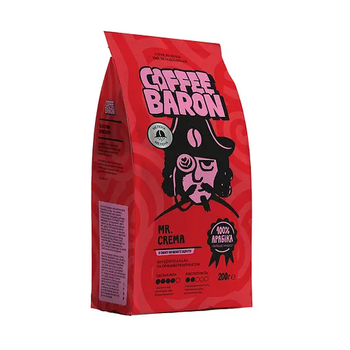 Кофе в зернах Coffee Baron Mr. Crema 1 кг
