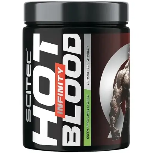 Передтренік Scitec Nutrition Hot Blood Infinity green apple-lime 350 г