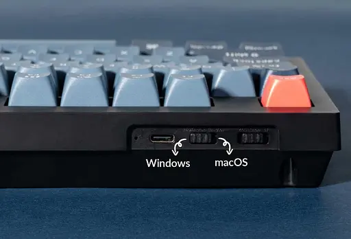 Клавіатура Keychron V5 Max Gateron Jupiter Red Hot-Swap EN/UKR RGB Black (V5M-D1-UA) - фото 5