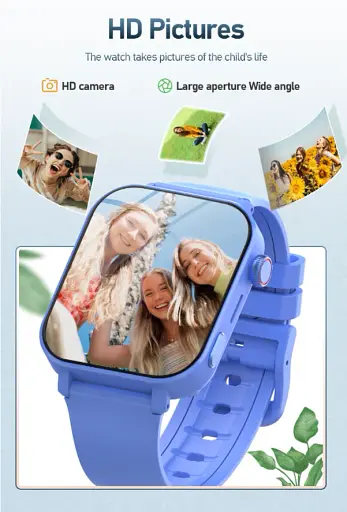 Смарт часы-телефон детские Wonlex KT36 Original с видеозвонком WI-FI GPS SIM-карта Black (18348) - фото 9