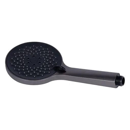 Душевая система универсальная Qtap Vlasta New на три потребителя (с изливом) QTVLA111GMB45651 Gunmetal Black PVD, Шлифованный черный хром - фото 7