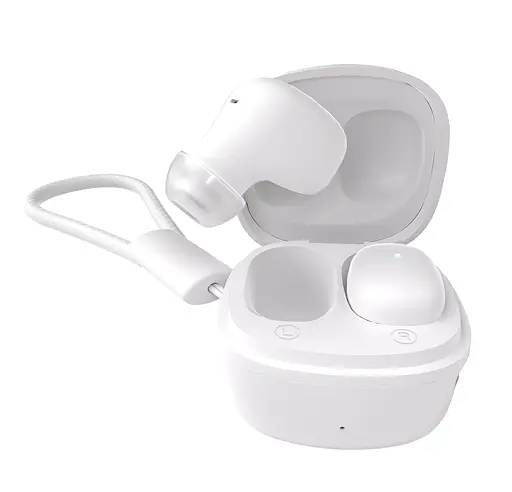 Бездротові навушники Ergo BS-530 Twins Nano 2, BT5.3, 25mAh, 190mAh, 3h, White UA UCRF - фото 5