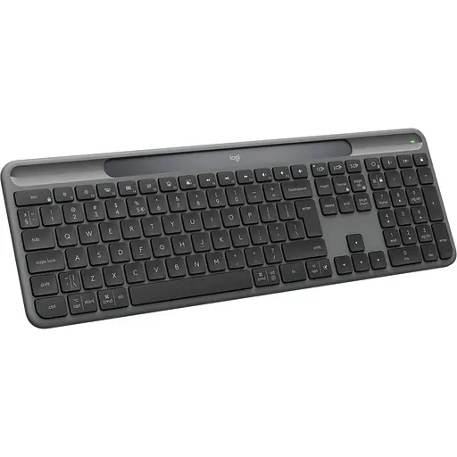 Клавіатура Logitech Slim Solar+ for Business 2.4GHZ/BT Graphite (920-013779) - фото 2