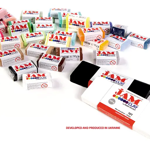 Пластика Jam Clay Зефир (Белый) 20г ROSA Talent - фото 5