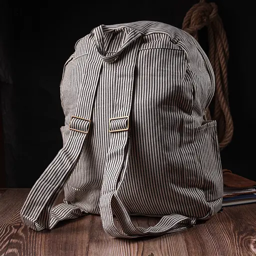 Летний женский рюкзак с качественного текстиля Vintage 32х41х10 см sum0027397 - фото 7