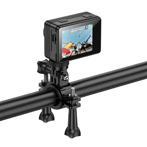 Экшн-камера Hoco DV103 Dual color screen sports camera Black - фото 4