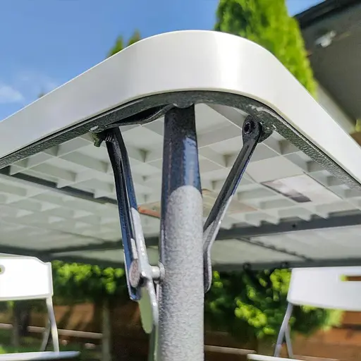 Набор мебели складной Стол и 4 стула с сумкой белый SW-00001540 - фото 6