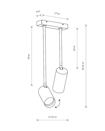 Спот Nowodvorski 7733 Mono Long - фото 2