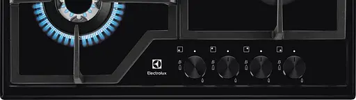 Варильна поверхня Electrolux Electrolux газова, 60см, чугун, чорний - фото 7