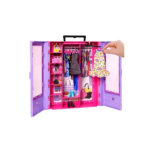 Ігровий набір Barbie Бузкова шафа для одягу (HJL65) - фото 4