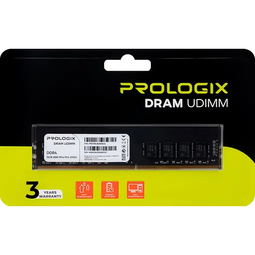 Модуль пам'яті для комп'ютера DDR4 16GB 2666 MHz Prologix (PRO16GB2666D4) - фото 4